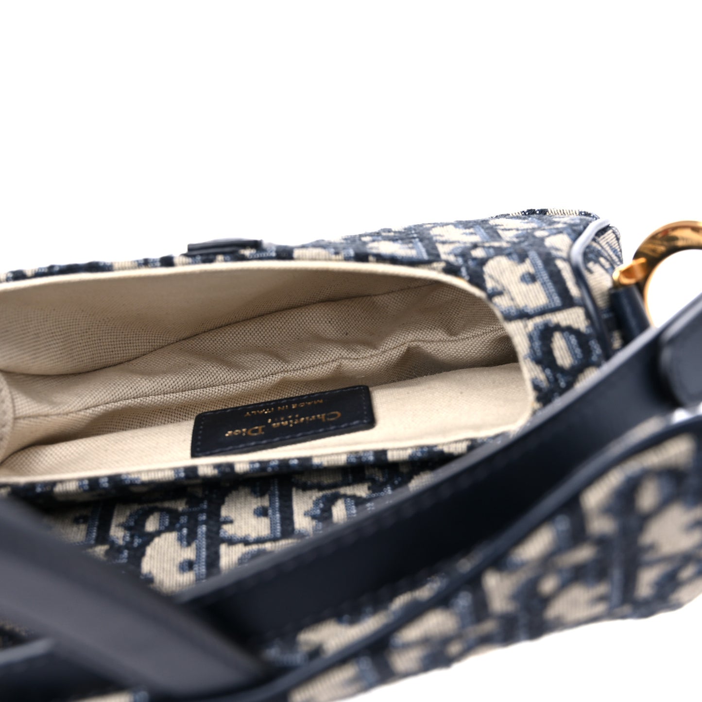 Oblique Mini Saddle Bag Blue