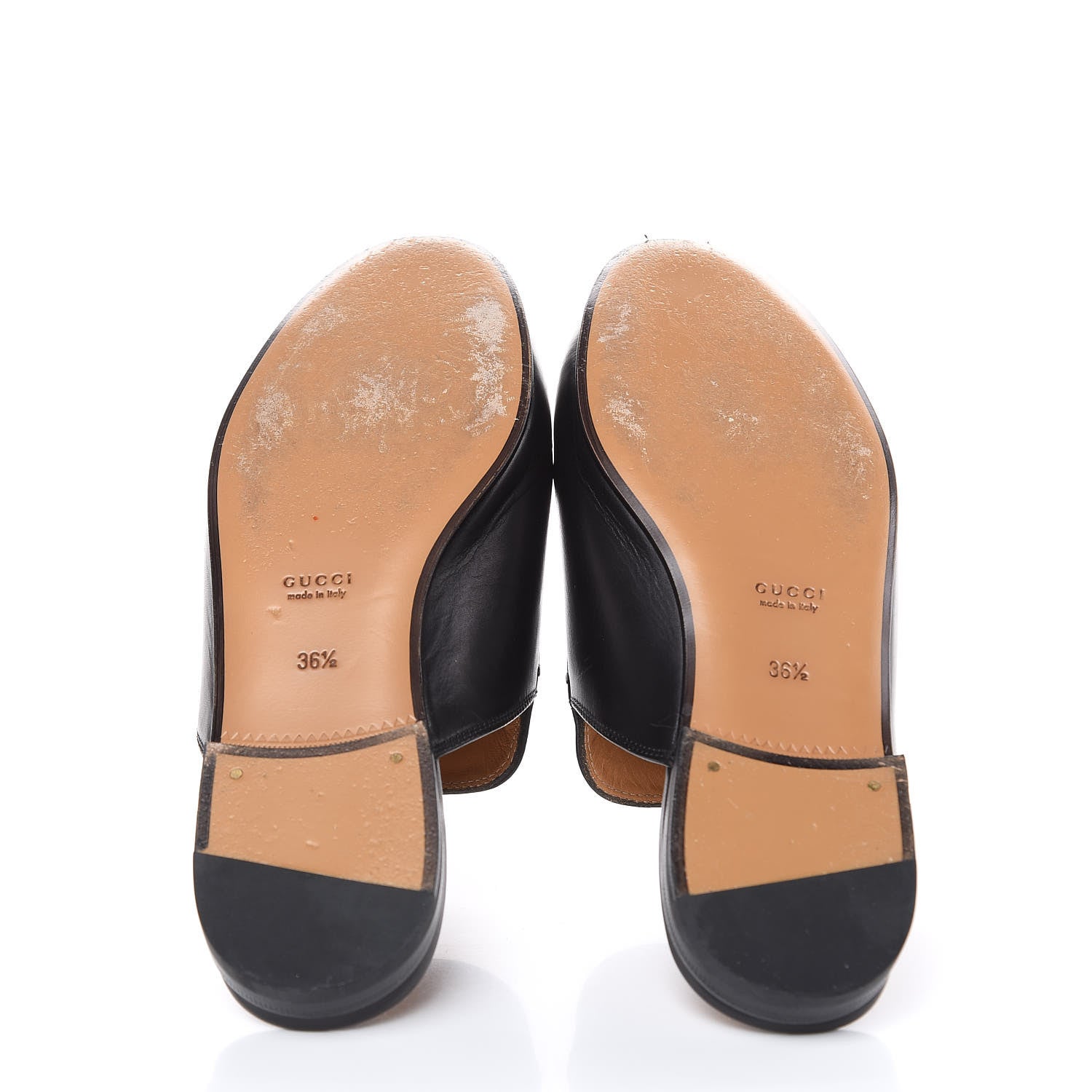 Gucci Calfskin Womens Princetown Slippers 36.5 Black 5 of 13
