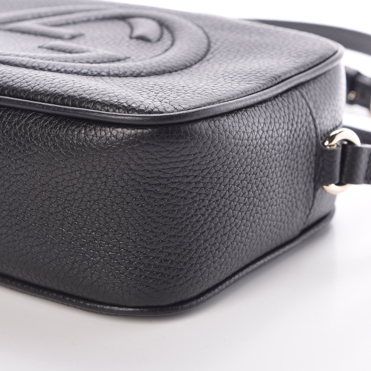 Gucci Pebbled Calfskin Small Soho Disco Bag Black 9 of 9