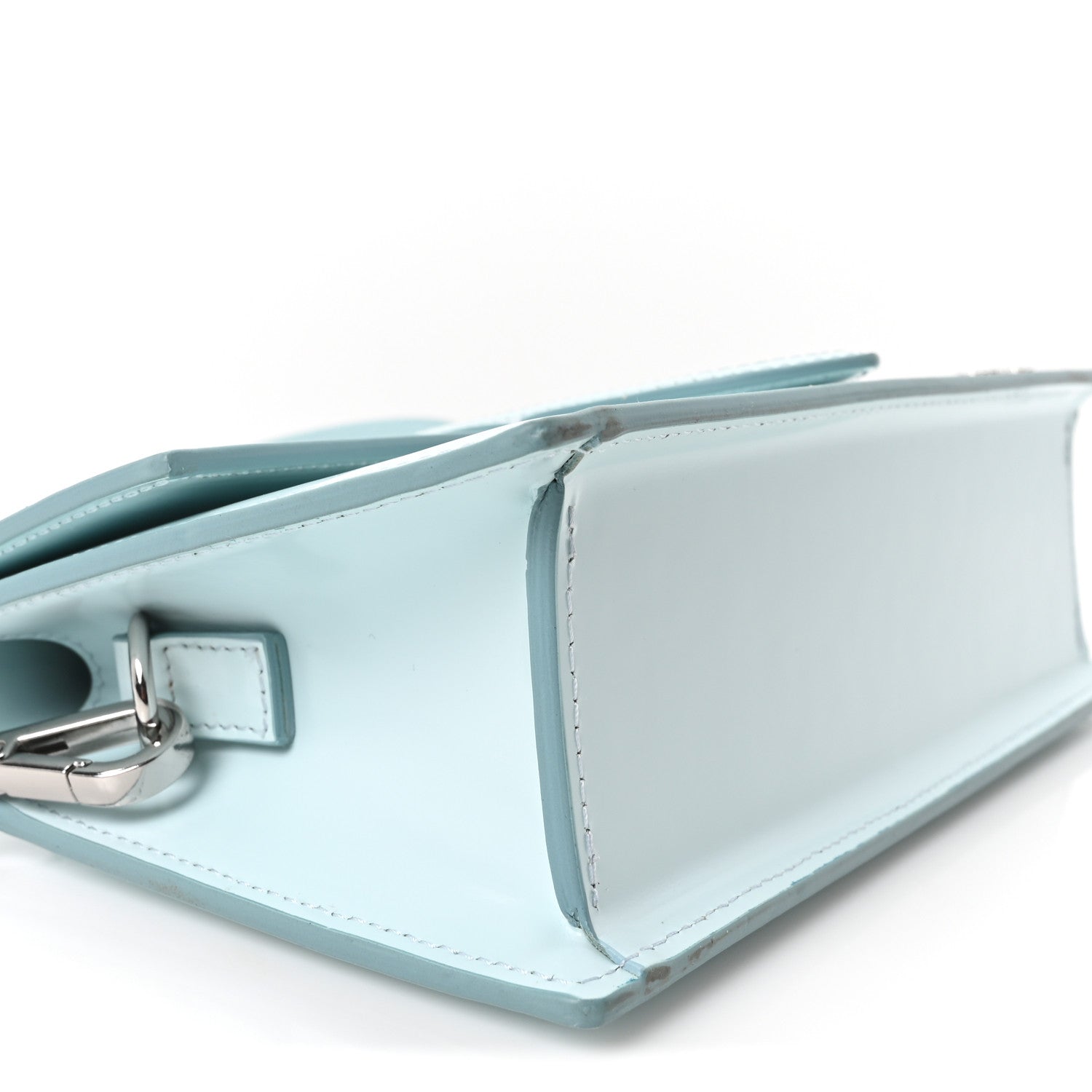 Jacquemus Glazed Calfskin Le Grand Bambino Light Blue 8 of 9