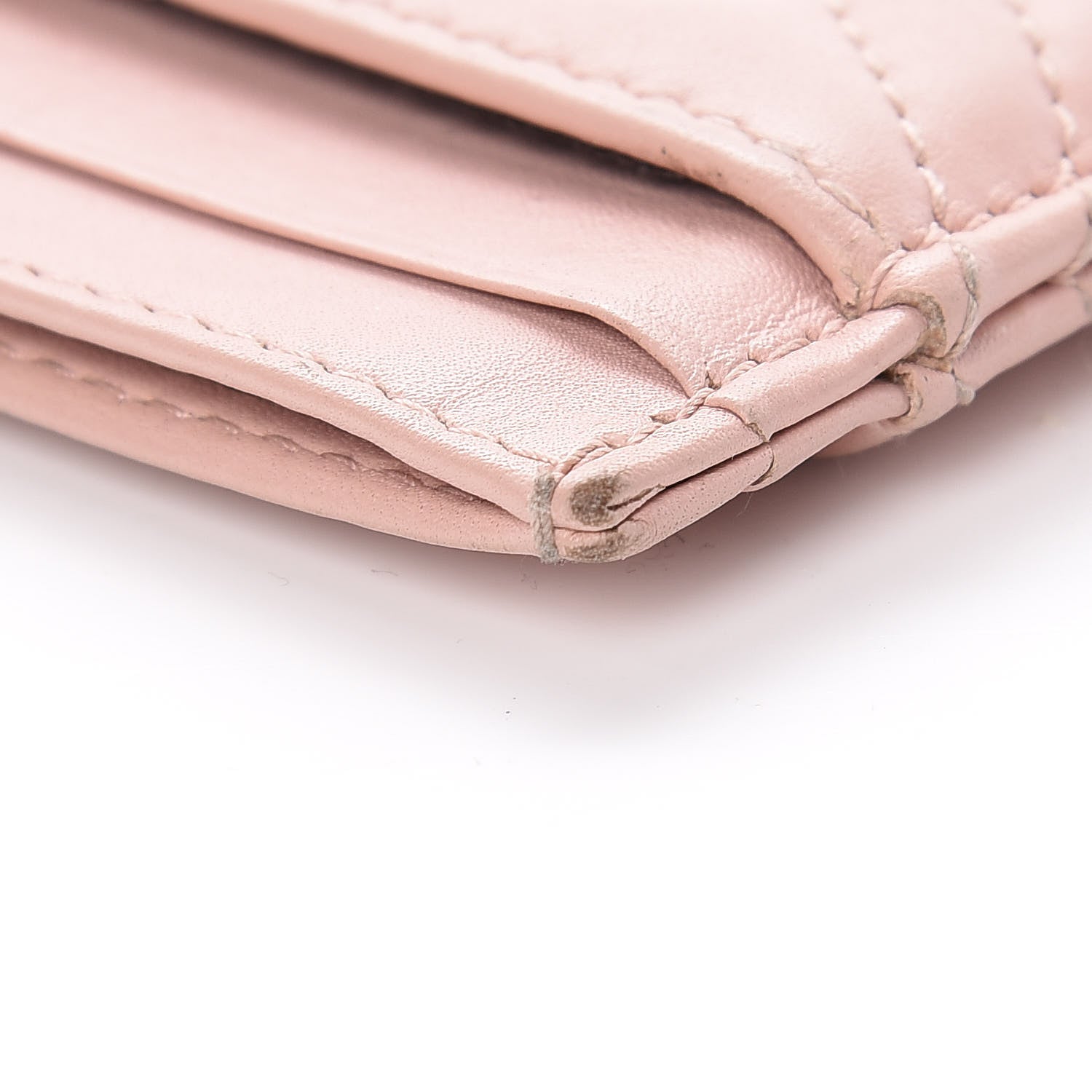 Gucci Calfskin Matelasse GG Marmont Card Holder Perfect Pink 10 of 12