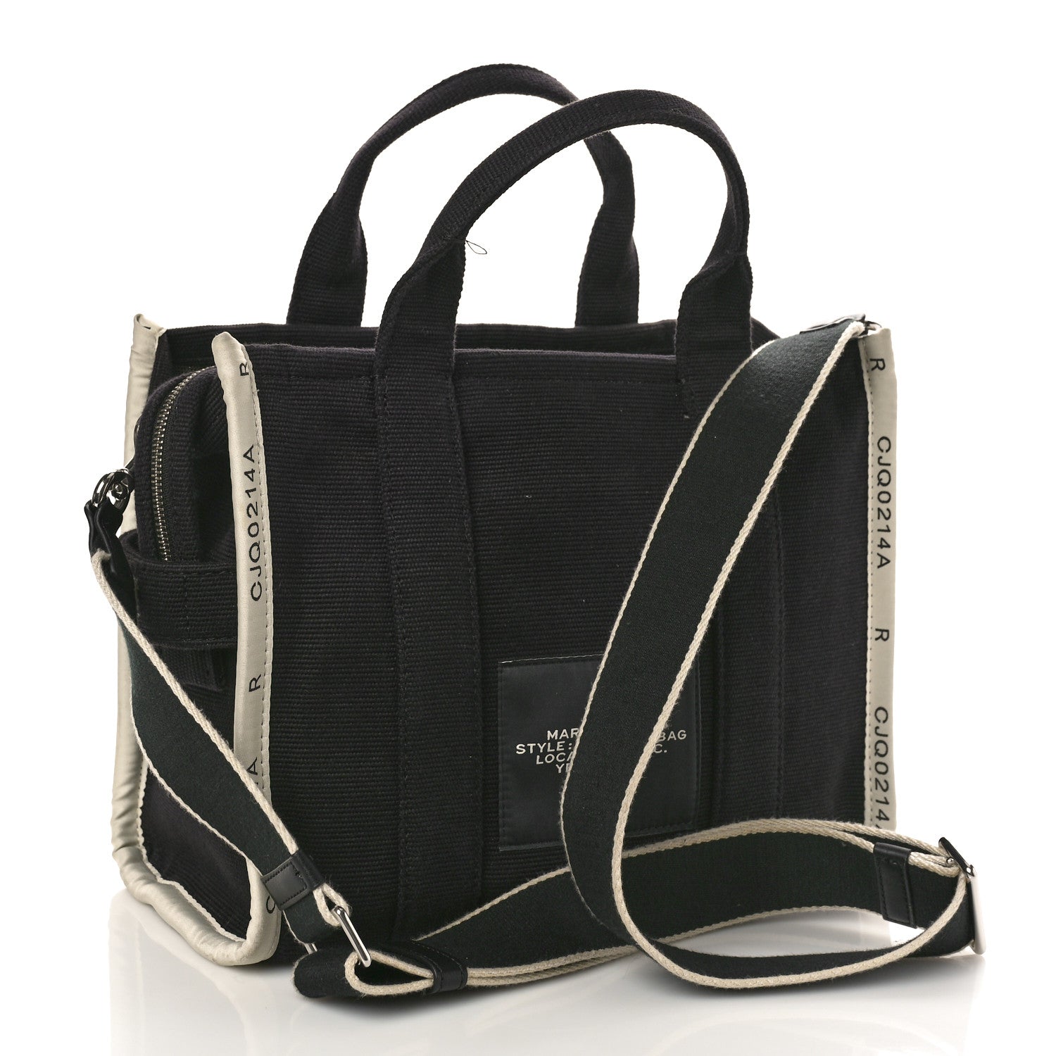 Marc Jacobs Jacquard Medium The Traveler Tote Bag Black 3 of 10