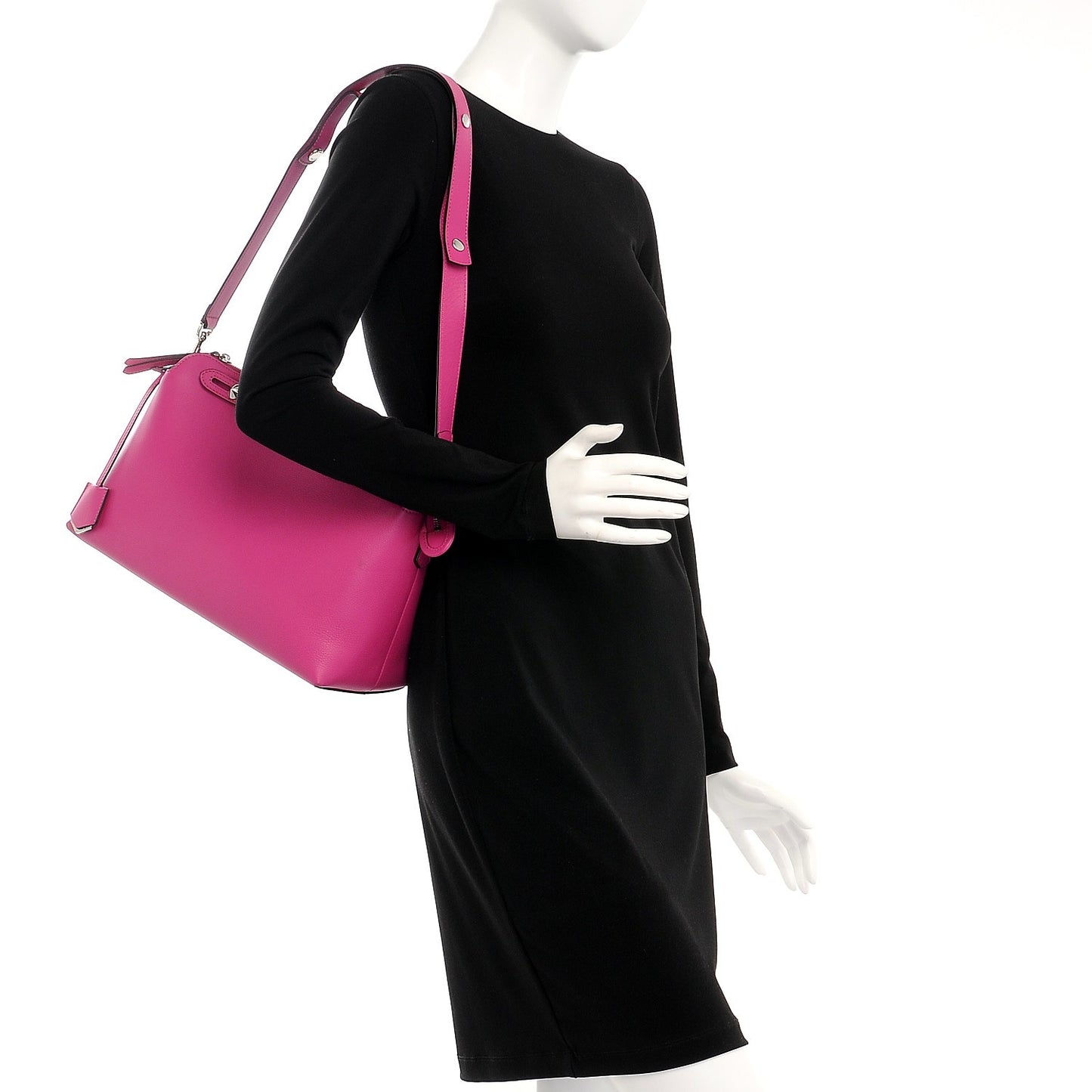 Vitello Dolce Large By The Way Boston Bag Magenta
