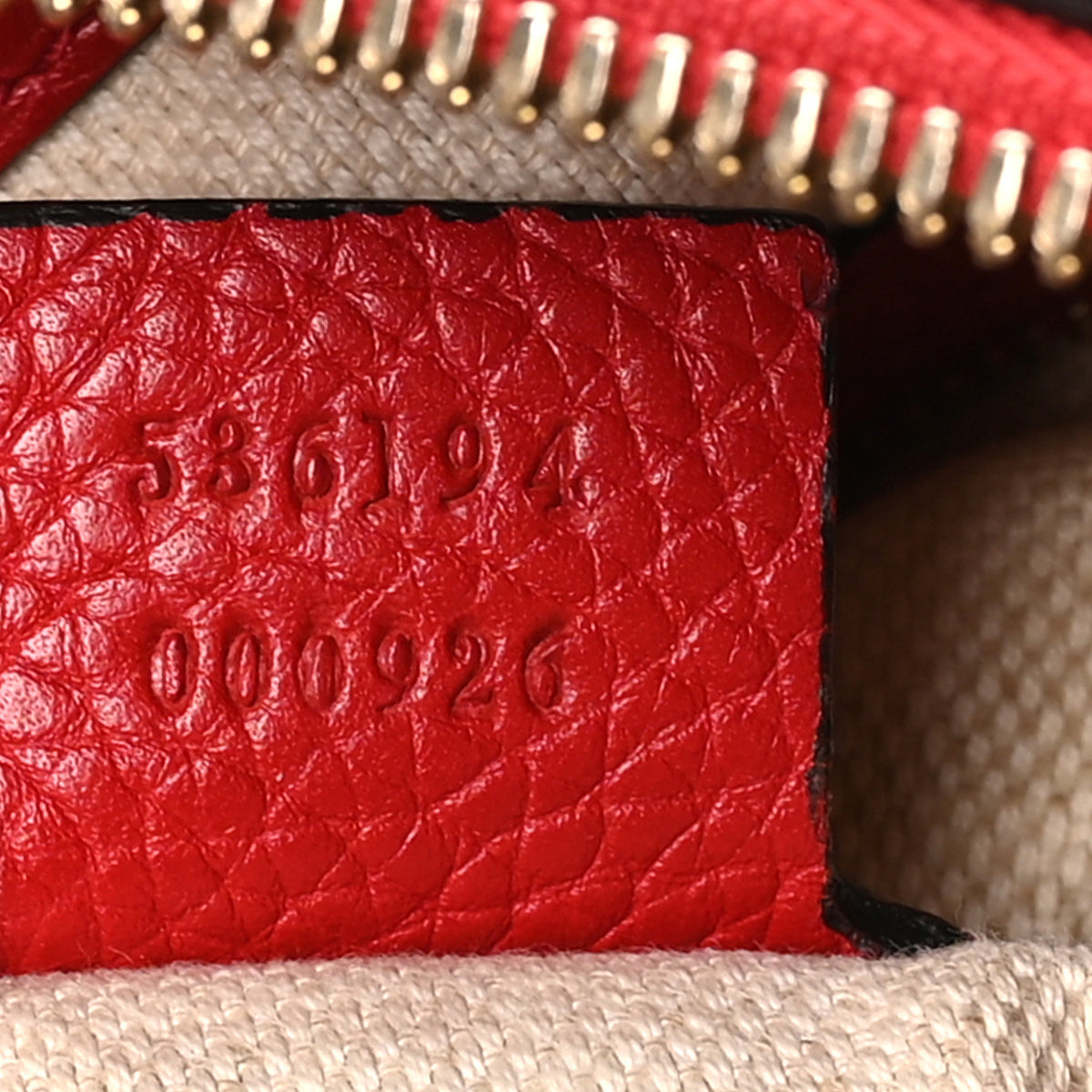Pebbled Calfskin Large Soho Hobo Tabasco Red