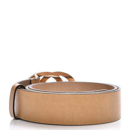 Gucci Calfskin Tortoise Gold Interlocking G Belt 90 36 Light Brown 3 of 7