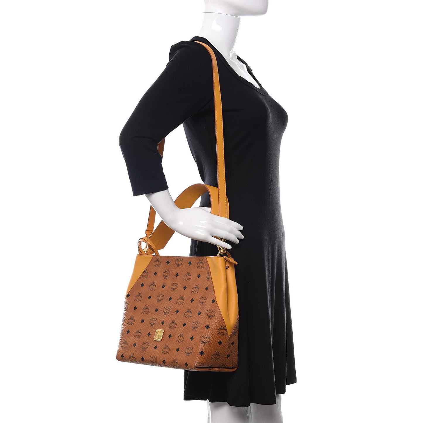 Visetos Medium Klara Hobo Cognac Yellow