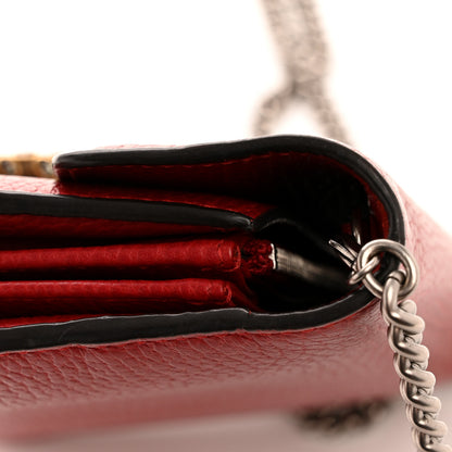 Gucci Calfskin Mini Dionysus Chain Wallet Hibiscus Red 12 of 12