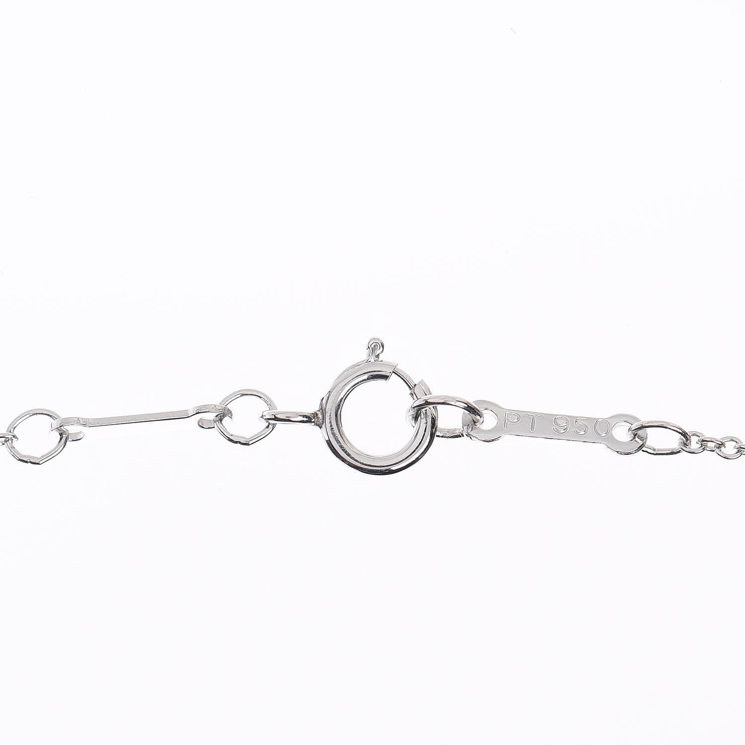 Tiffany Platinum Diamond .14ct Elsa Peretti Diamonds by the Yard Pendant Necklace 4 of 5