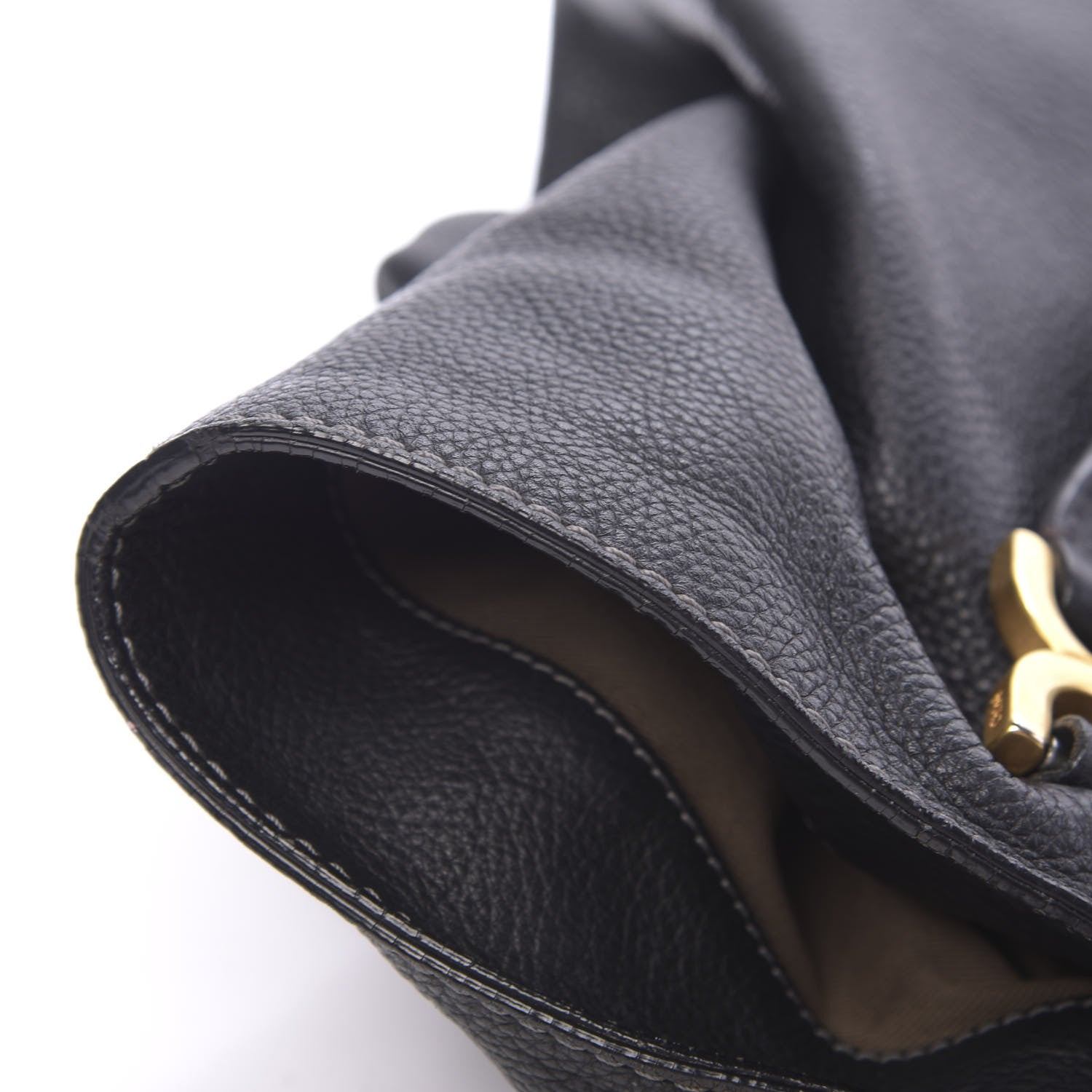 Chloe Calfskin Large New Marcie Tote Black 11 of 12