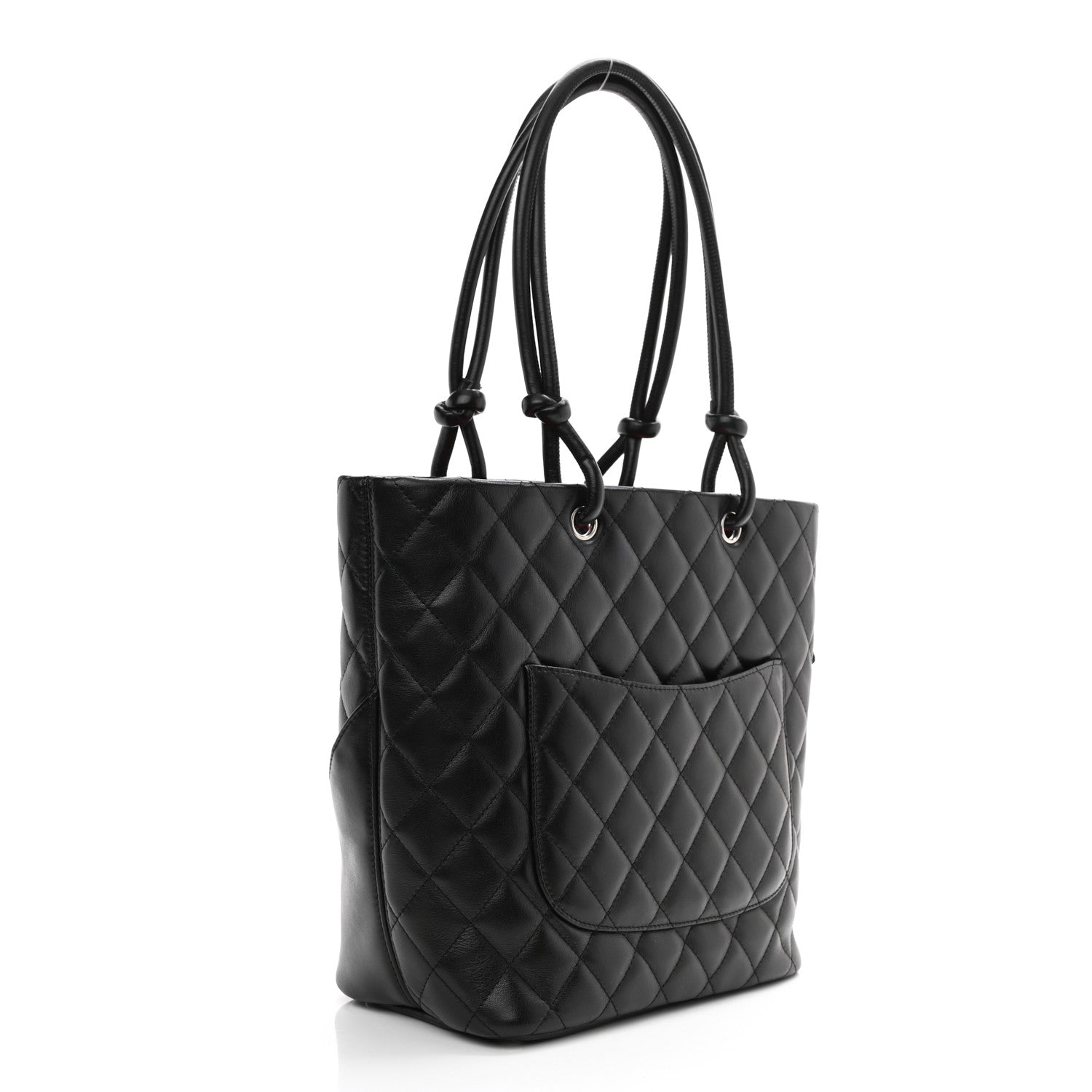 Chanel Calfskin Quilted Medium Cambon Tote Black 4 of 14