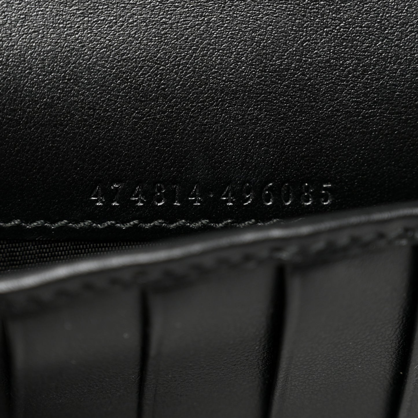 Calfskin Matelasse GG Marmont Zip Around Organizer Wallet Black