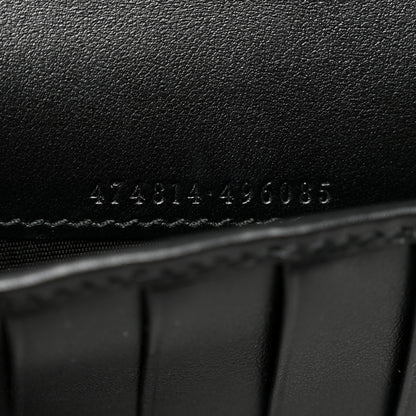 Gucci Calfskin Matelasse GG Marmont Zip Around Organizer Wallet Black 7 of 10
