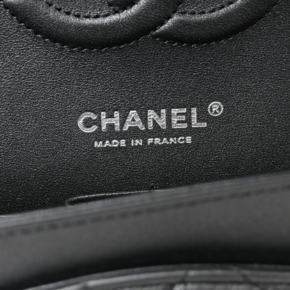 Chanel Lambskin Quilted Medium Double Flap So Black 6 of 12
