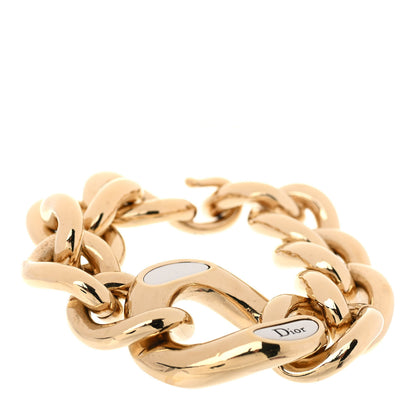Christian Dior Metal Chain Bracelet Gold Palladium 1 of 6