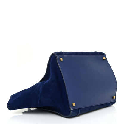 Celine Suede Medium Phantom Luggage Royal Blue 4 of 32