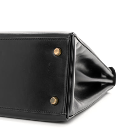 Hermes Box Kelly Retourne 28 Black 10 of 12