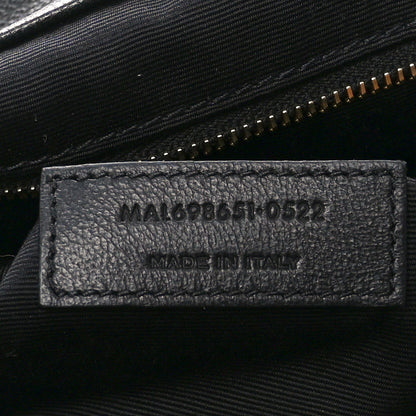 Saint Laurent Lambskin Quilted Maxi Icare Shopping Tote Black 8 of 11