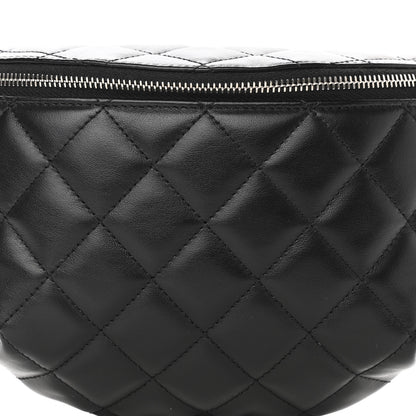 Chanel Lambskin Quilted Waist Belt Bag Black 8 of 11