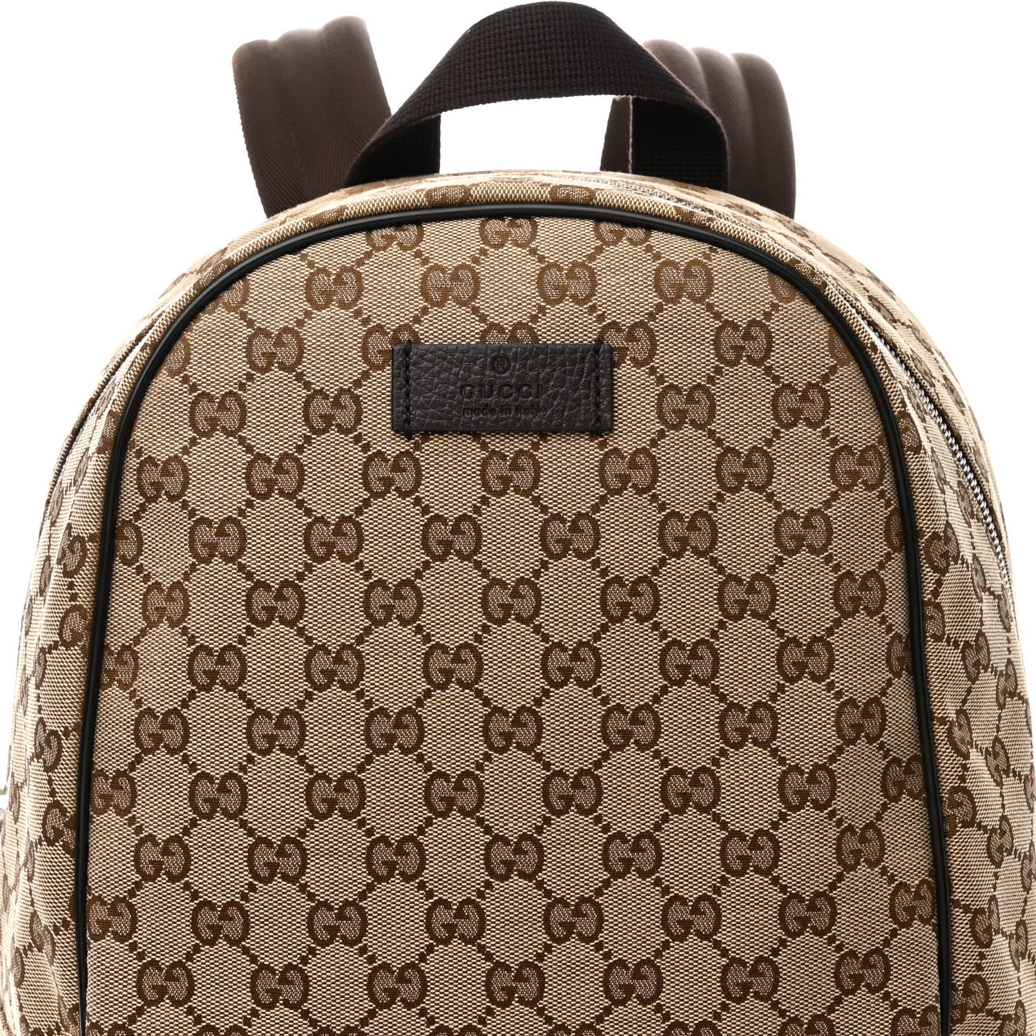 Gucci Monogram Travel Backpack Dark Brown 8 of 10