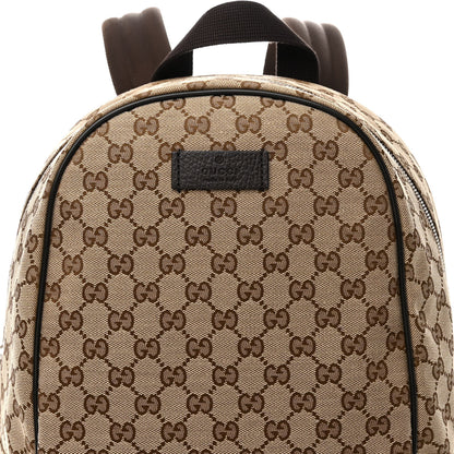 Gucci Monogram Travel Backpack Dark Brown 8 of 10