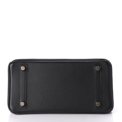 Hermes Taurillon Novillo Shiny Niloticus Crocodile Birkin Touch 25 Black 6 of 37