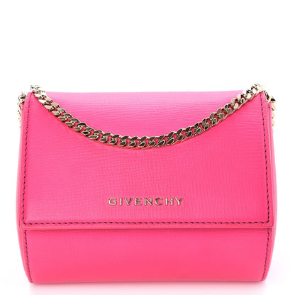 Givenchy Textured Calfskin Micro Pandora Box Clutch Fuchsia 1 of 6
