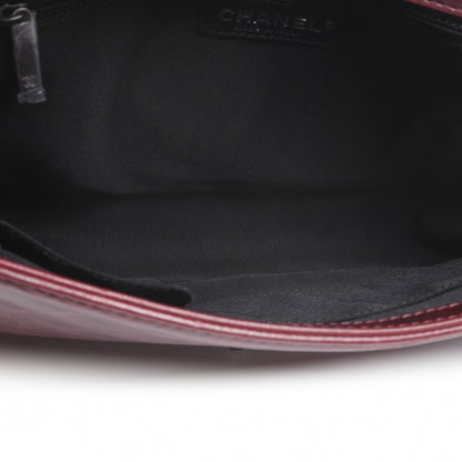 Chanel Calfskin Quilted Large Boy Flap Burgundy 5 of 7