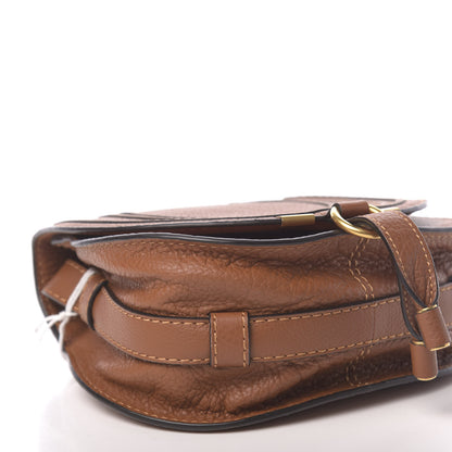 Chloe Calfskin Mini Marcie Round Crossbody Bag Tan 7 of 9