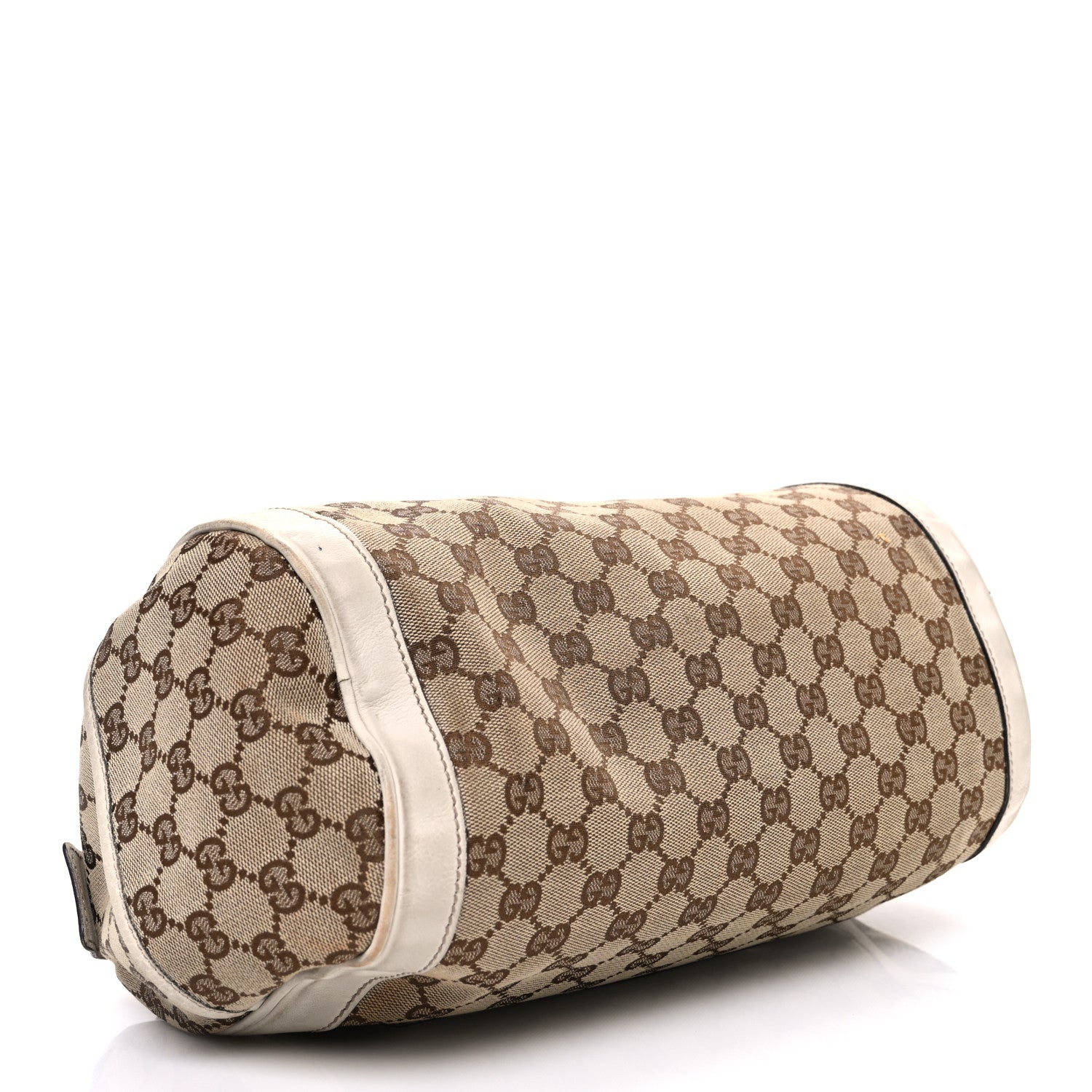 Gucci Monogram Trophy Satchel Beige Ebony Mystic White 4 of 13