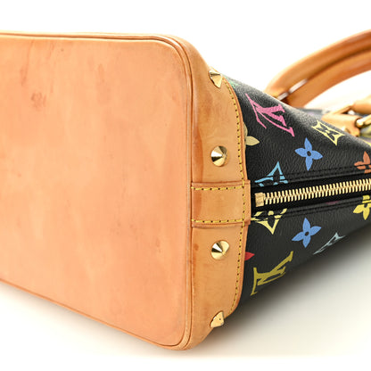 Louis Vuitton Monogram Multicolor Alma Black 9 of 10