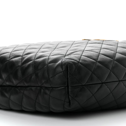 Saint Laurent Lambskin Quilted Maxi Icare Shopping Tote Black 9 of 10