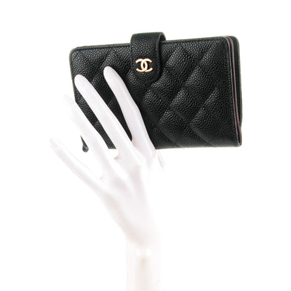 Chanel Caviar Quilted Zipped Pocket Wallet Black 2 of 8