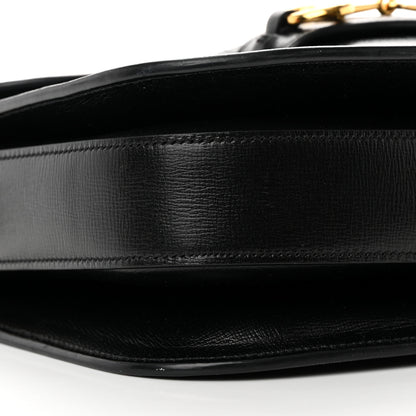 Gucci Azalea Calfskin Horsebit 1955 Shoulder Bag Black 9 of 13