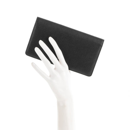 Chanel Caviar Yen Wallet Black 2 of 8