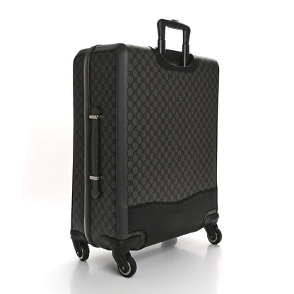 Gucci GG Supreme Monogram Medium Savoy Trolley Grey Black Graphite Grey 2 of 11