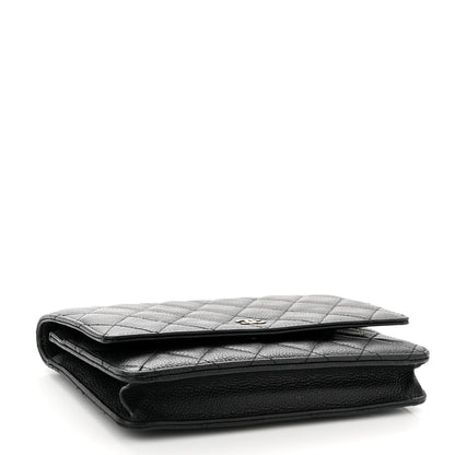 Chanel Caviar Quilted Wallet on Chain WOC Black 4 of 11