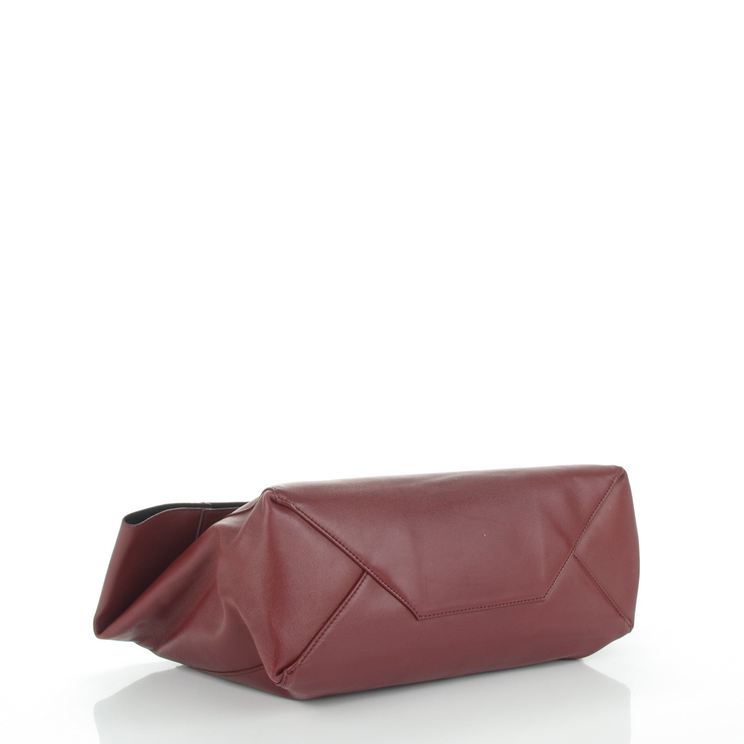 Celine Calfskin Folded Clutch Burgundy 4 of 7