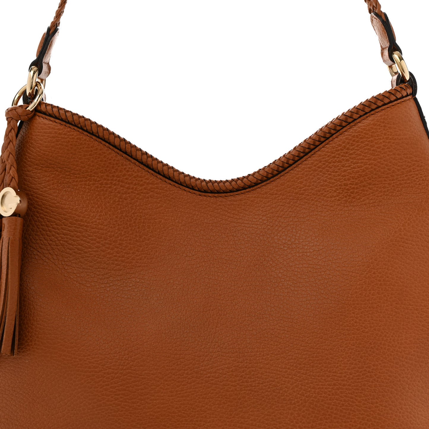 Pebbled Calfskin Medium Marrakech Hobo Brown