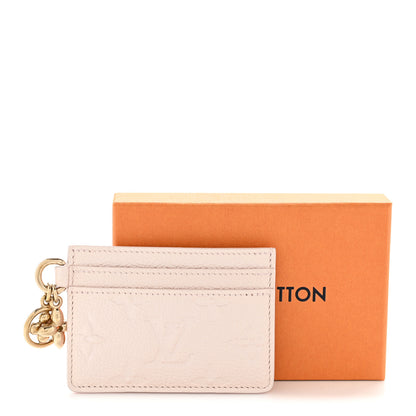 Louis Vuitton Empreinte Monogram LV Charms Card Holder Snowy Pearl 8 of 8