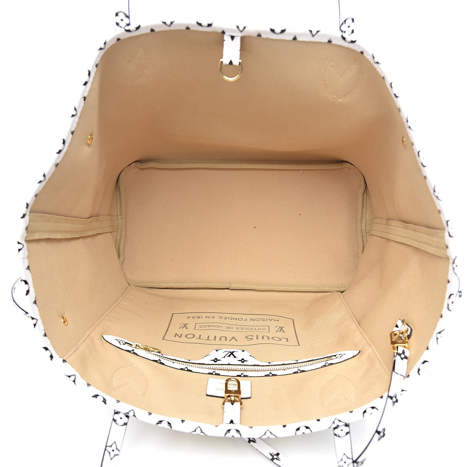 Louis Vuitton Monogram Giant Neverfull MM Kaki 6 of 15