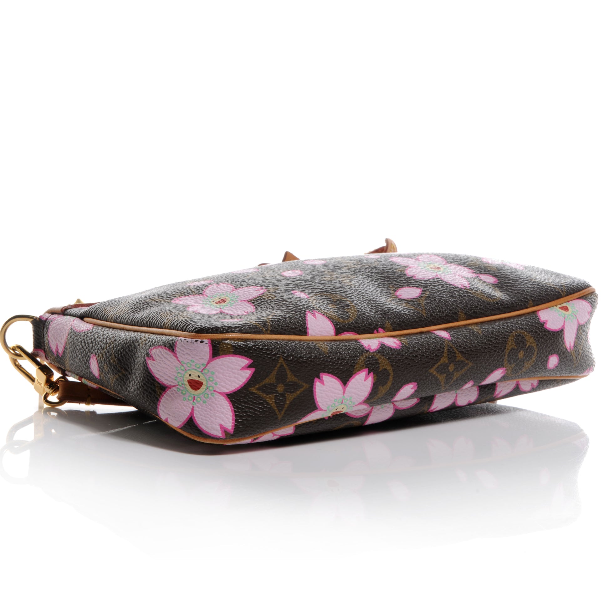 Louis Vuitton Monogram Cherry Blossom Pochette Accessories Brown 4 of 7