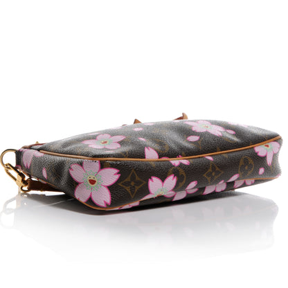 Louis Vuitton Monogram Cherry Blossom Pochette Accessories Brown 4 of 7