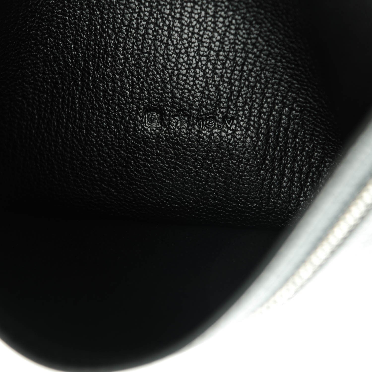 Hermes Chevre Mysore Bearn Tri-Fold Wallet Black 10 of 11