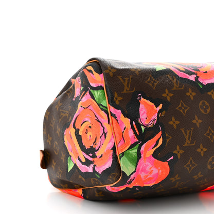 Louis Vuitton Monogram Roses Speedy 30 9 of 10