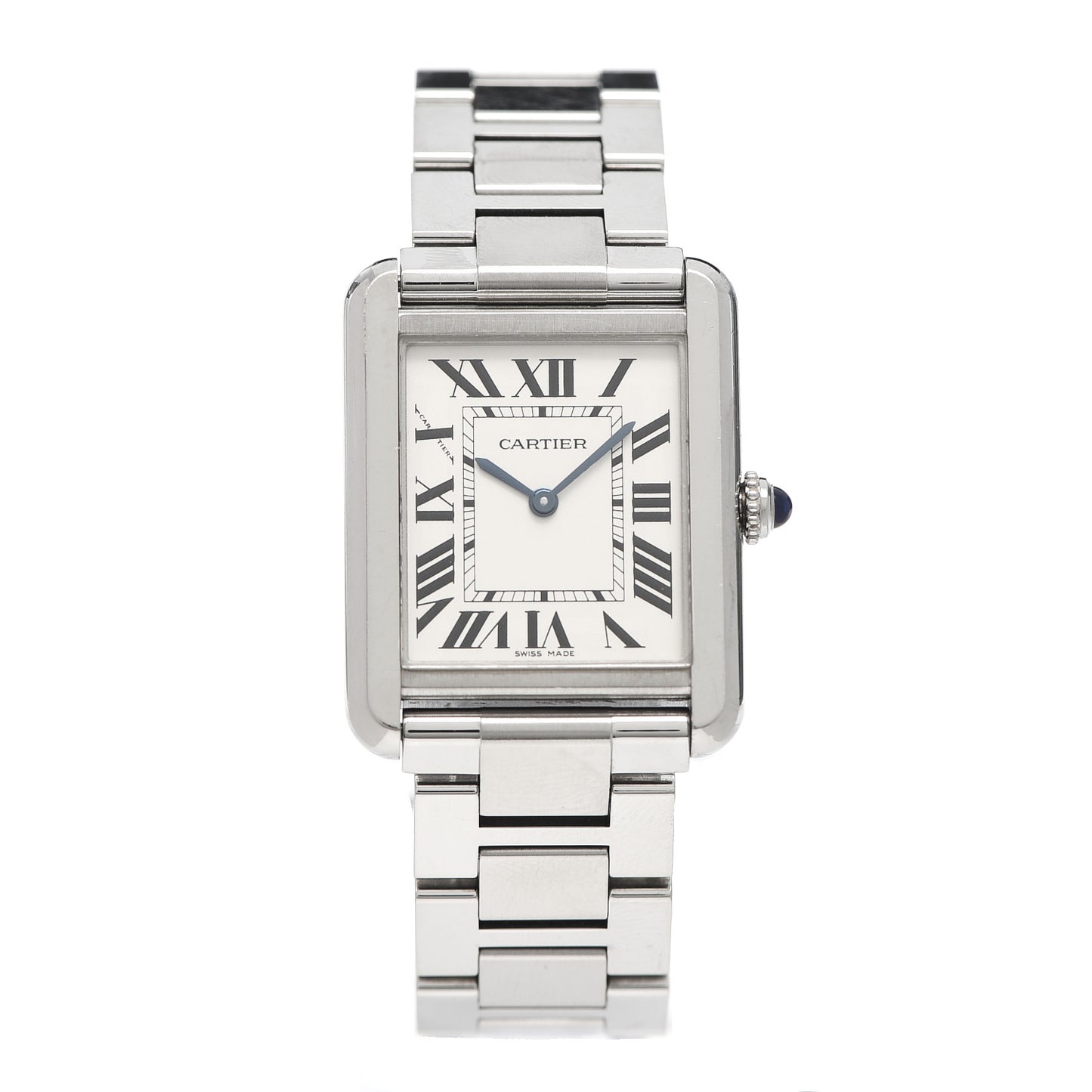 Stainless Steel 24mm Tank Solo Quartz Watch