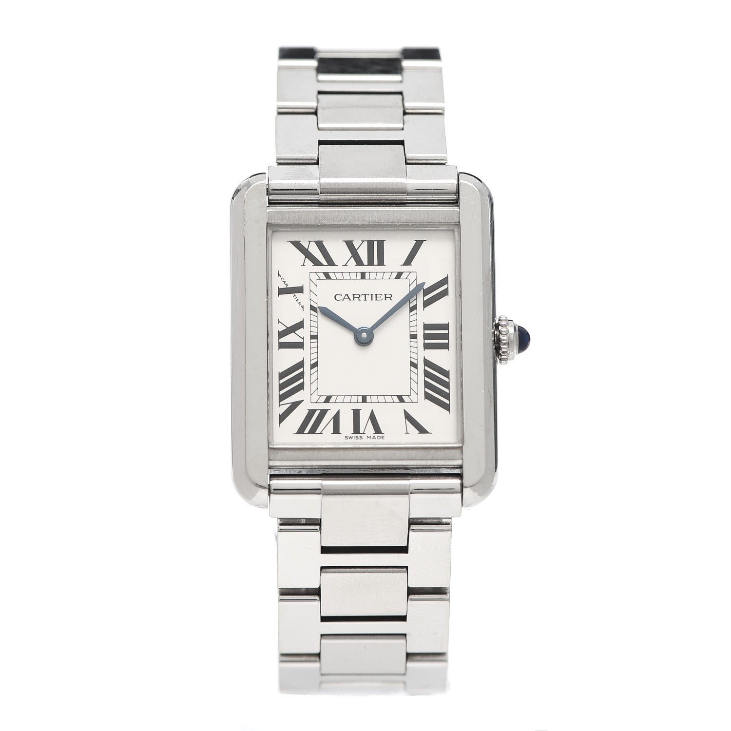 Cartier Stainless Steel 24mm Tank Solo Quartz Watch 1 of 5