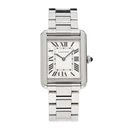 Cartier Stainless Steel 24mm Tank Solo Quartz Watch 1 of 5