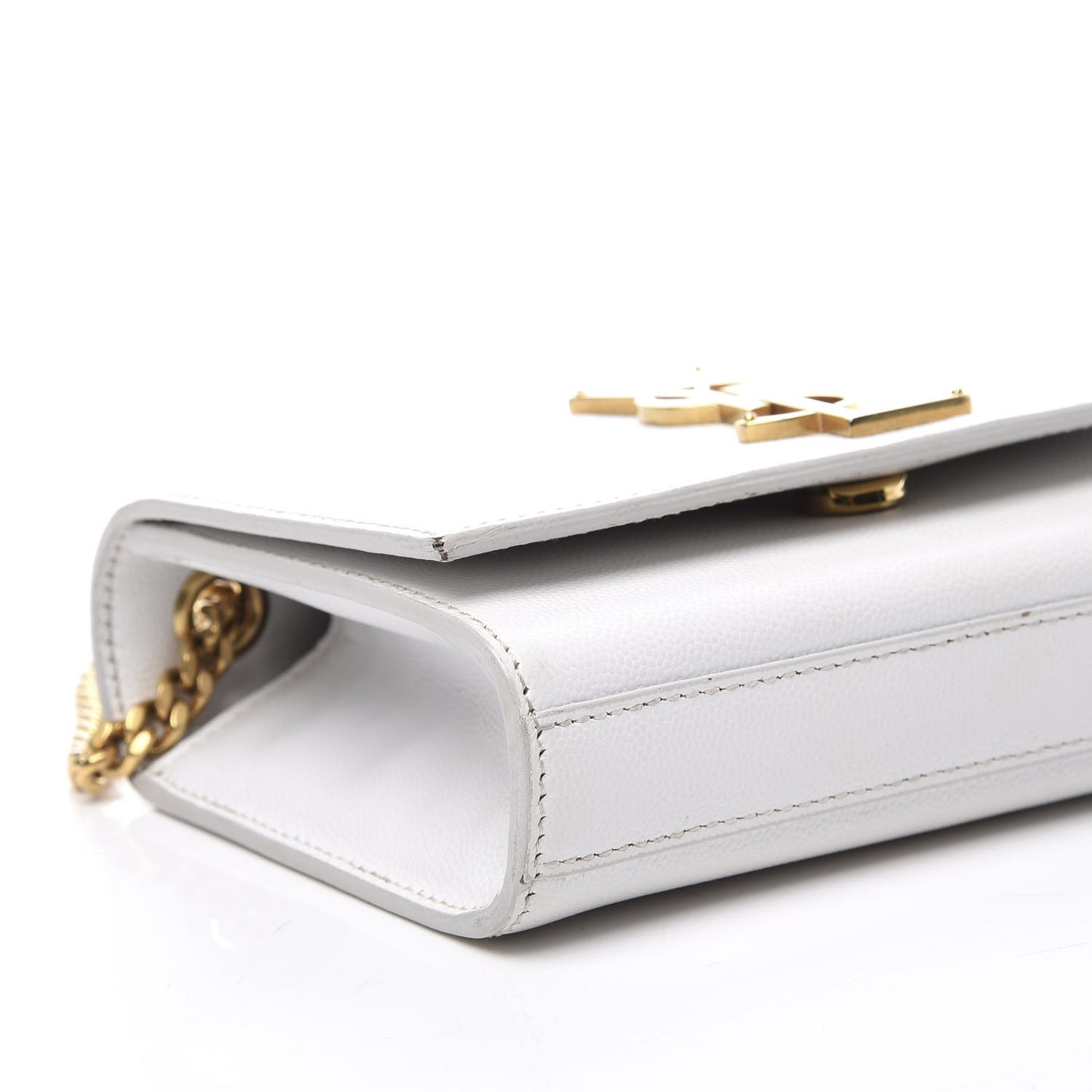 Grain De Poudre Small Monogram Kate Satchel Optical White