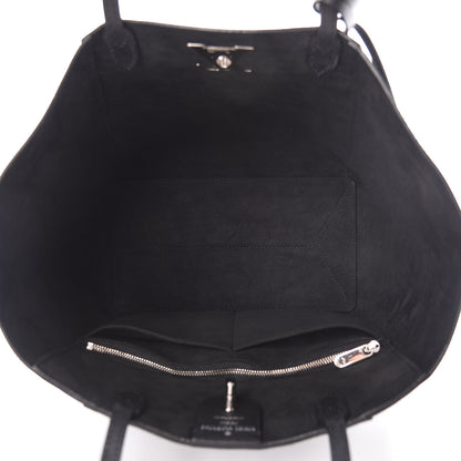 Louis Vuitton Calfskin Lockme Cabas Black 5 of 12