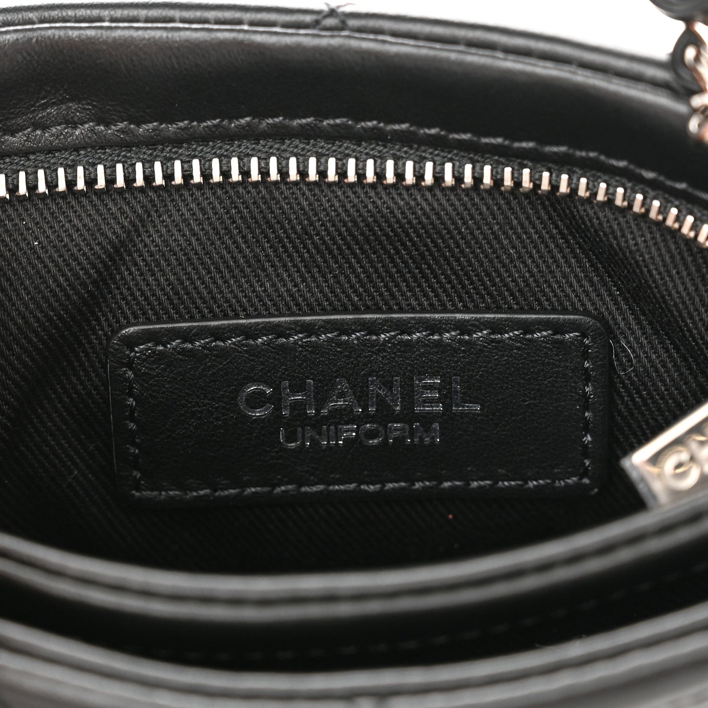 Lambskin Quilted Crossbody Bag Black